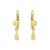 10K, 14K, 18K Yellow Gold High Polish Tear Drop Earrings