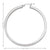 2.5 MM Square Tube Hoop Earrings In Solid 10K, 14K, 18K White Gold