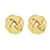 14K, 18K Yellow Gold Love Knot Stud Earrings