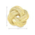 10K, 18K Yellow Gold Patterned Love Knot Earring