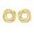 14K Yellow Gold Love Knot Stud Earrings