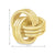 10K Yellow Gold Love Knot Stud Earrings