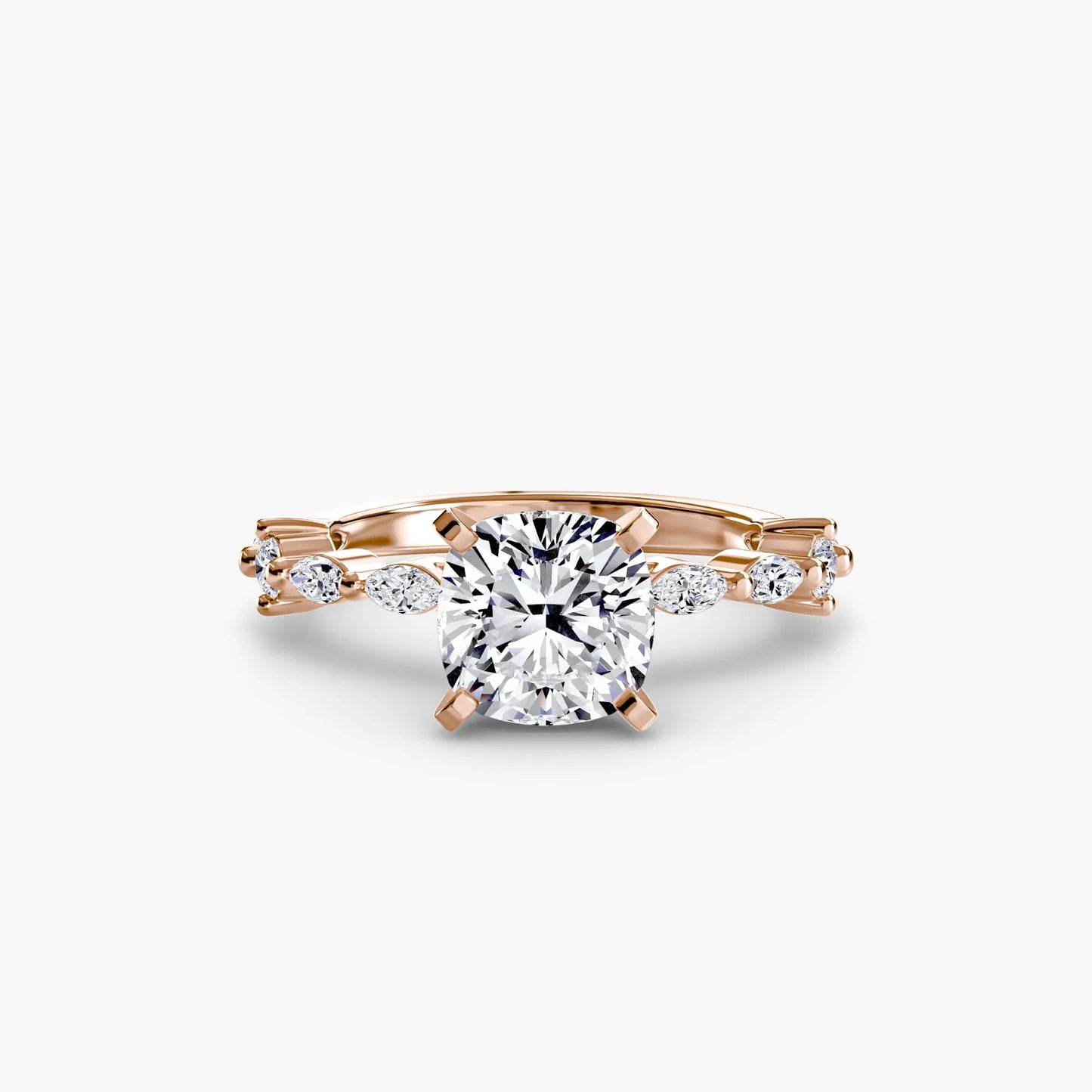 Solitaire with Eternity Pavé