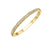 14K Yellow Gold 0.33TDW Diamond Claw Set Wedding Band