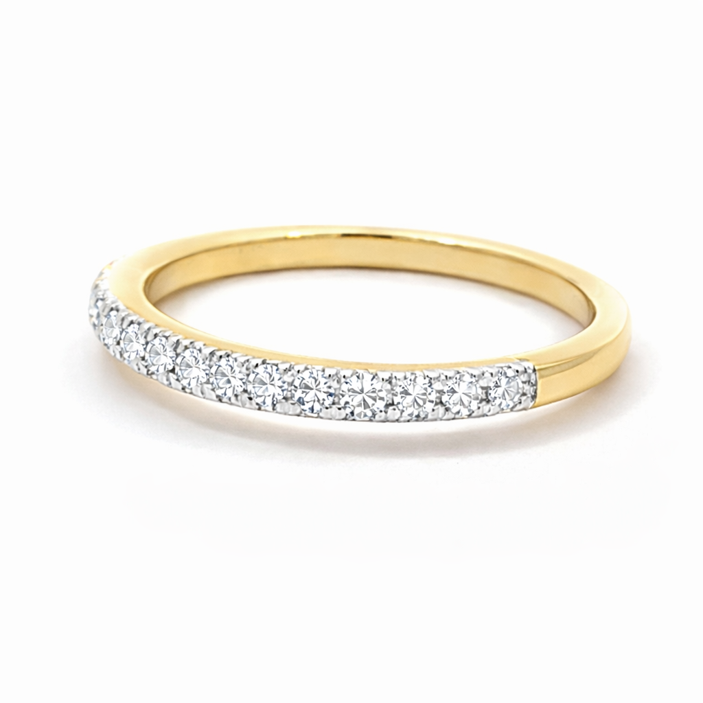 10K Yellow Gold 0.25TDW Lab Grown Diamond Band
