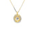 14K Yellow Gold 1.05TDW Lab Grown Diamond Dancing Pendant