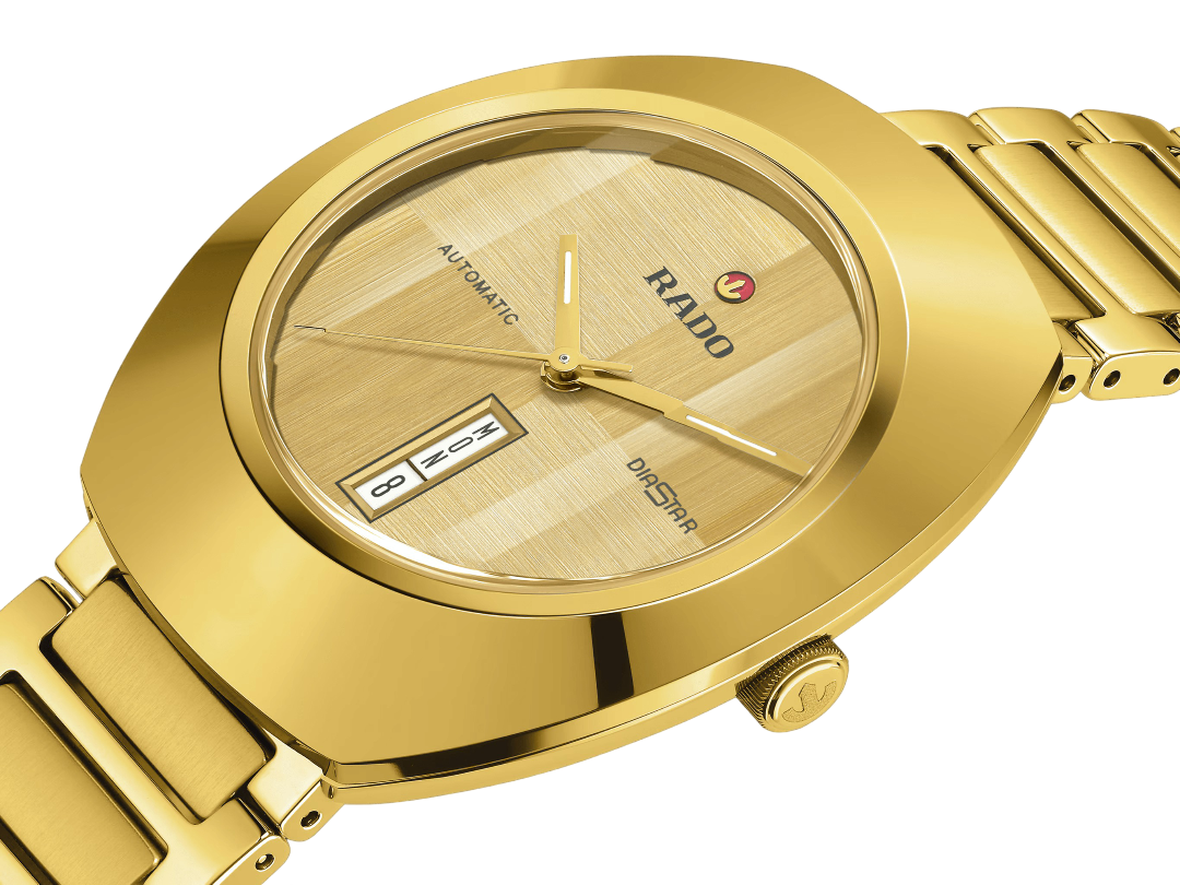 Rado DiaStar Original 38mm Yellow Gold PVD Men s Watch R12161253