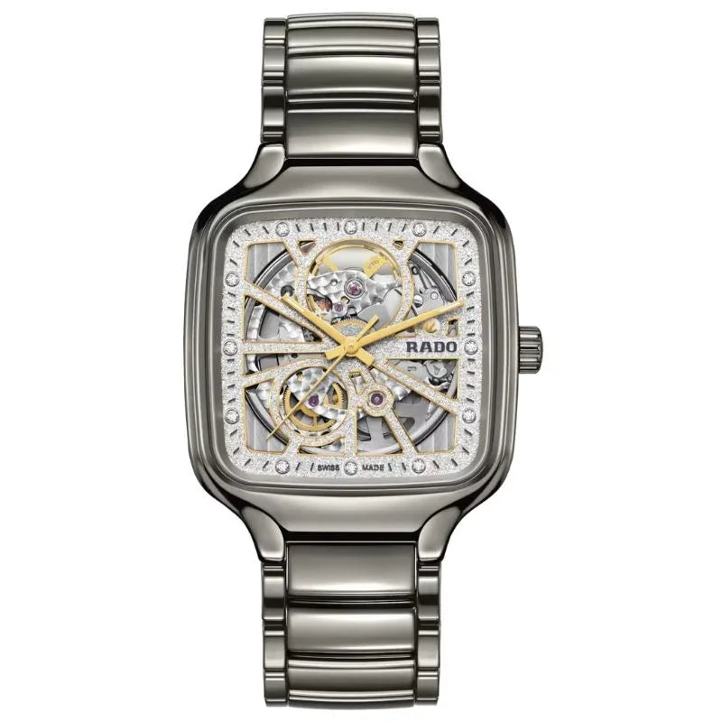 Rado True Square Automatic Open Heart Sparkling Unisex Watch R27083722