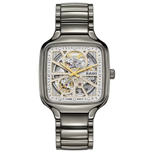 Rado True Square Automatic Open Heart Sparkling Unisex Watch R27083722