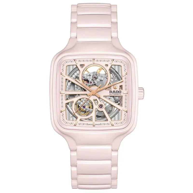 Rado True Square Automatic Open Heart Sparkling Unisex Watch R27123012