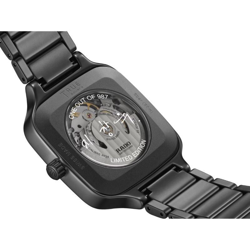 Rado True Square Open Heart X Ji Chang-wook Limited Edition Automatic Unisex Watch R27174712