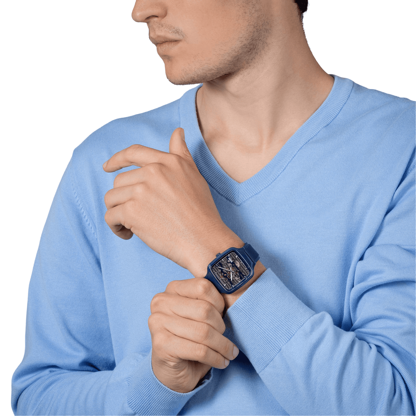 Rado True Square Automatic Skeleton Mens Watch R27178205