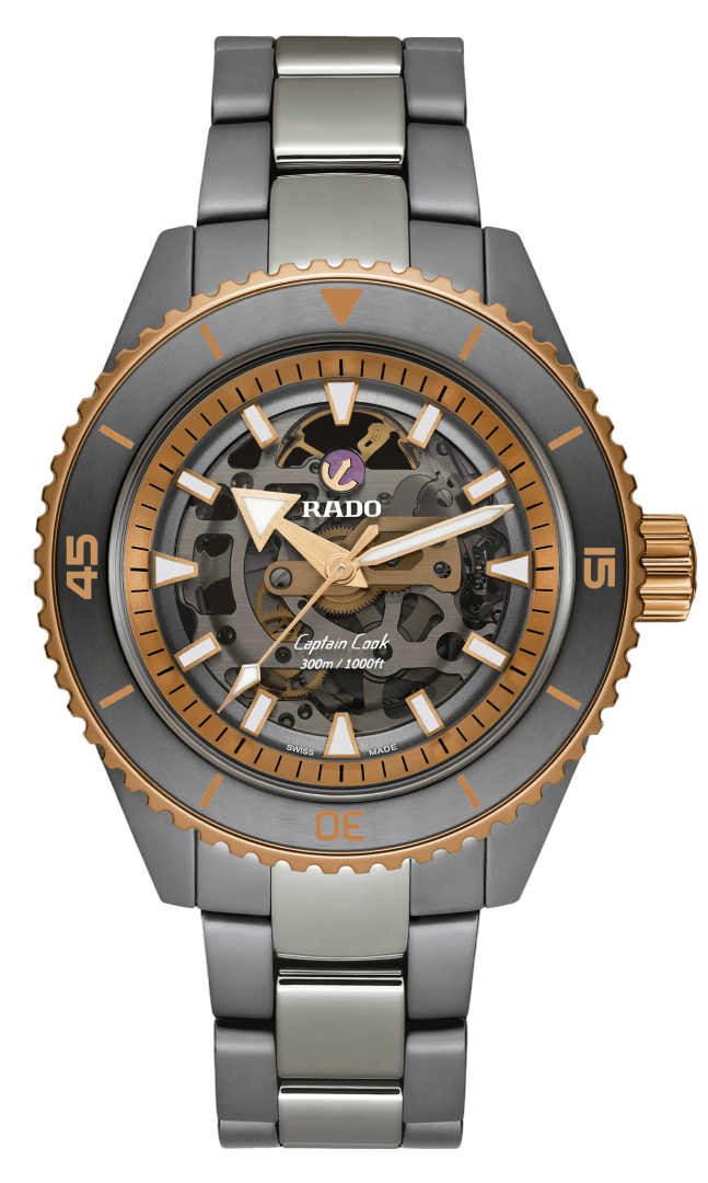 Rado Captain Cook High-Tech Ceramic Skeleton Men&#39;s Watch R32148162