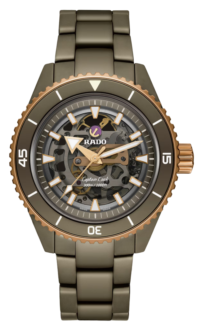 Rado Captain Cook High-Tech Ceramic Skeleton Automatic Men&#39;s Watch R32150162