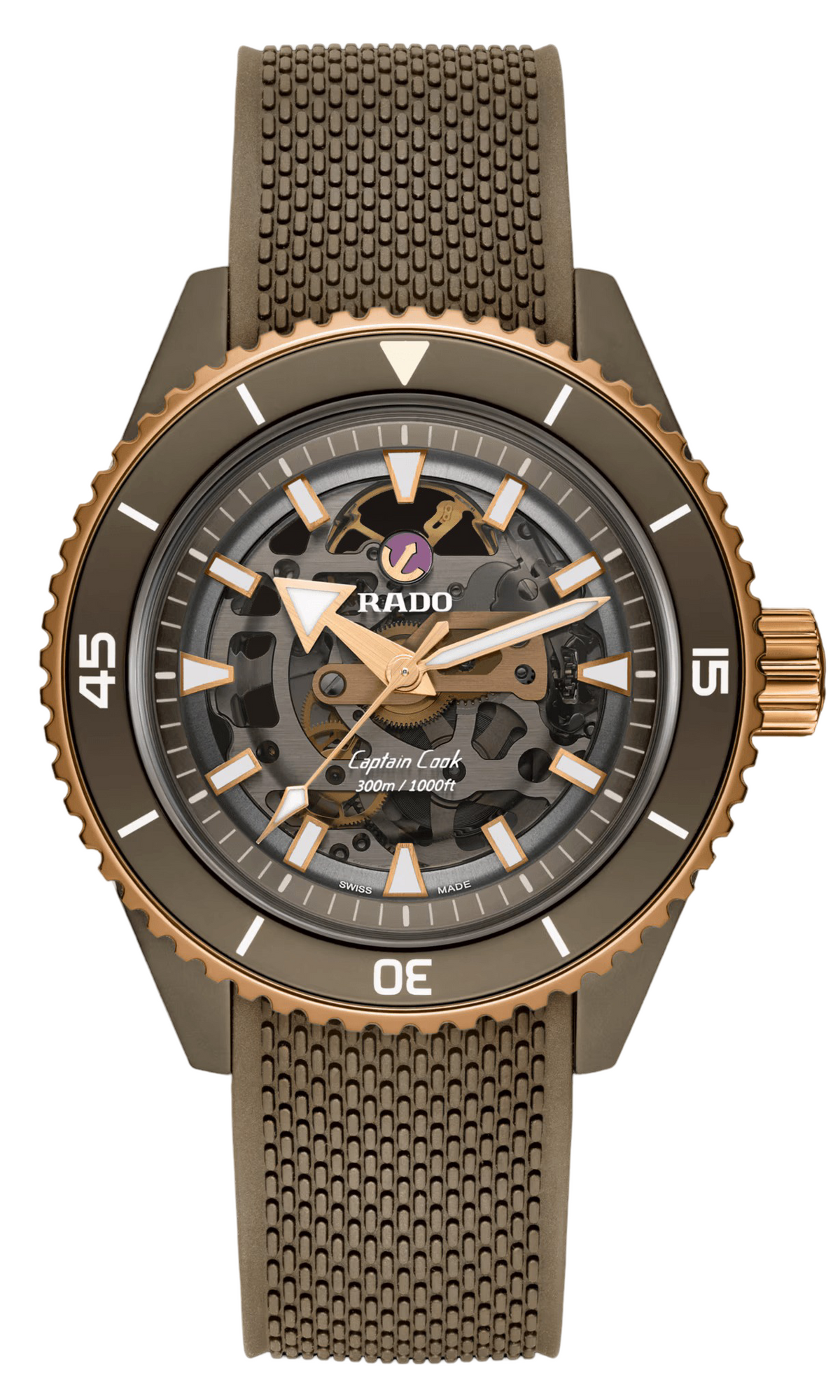 Rado Captain Cook Skeleton Automatic Men&#39;s Watch R32150168