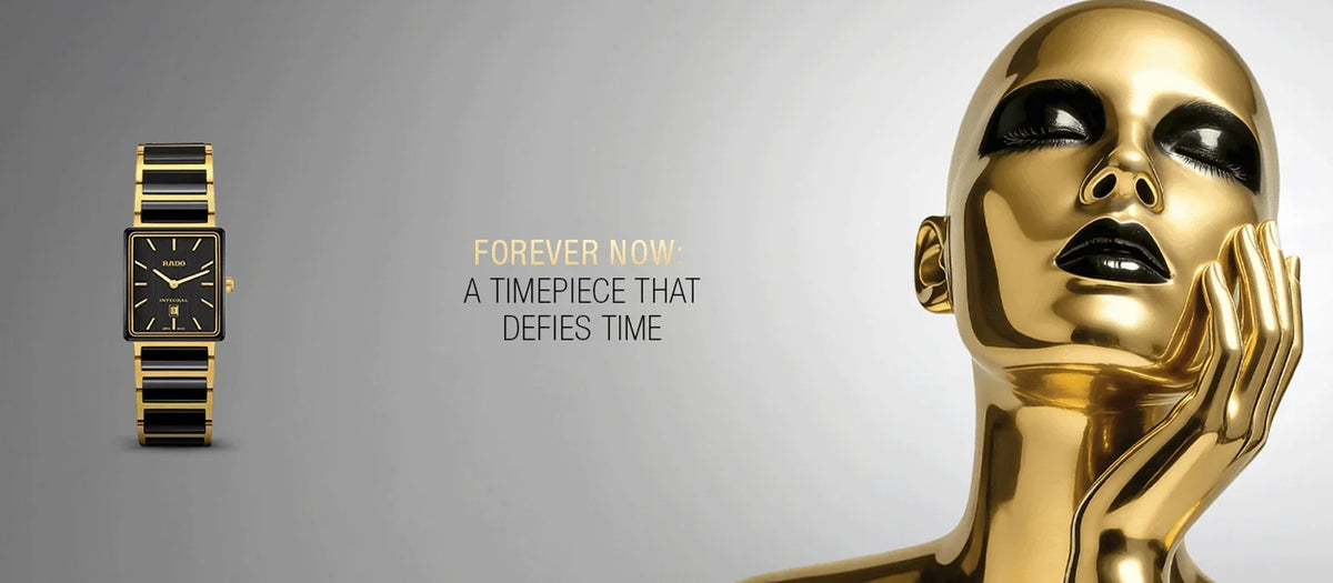 Rado Integral black and gold watch collection - Authentic Rado watches Canada Obsessions Jewellery