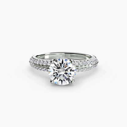 Solitaire with Pavé