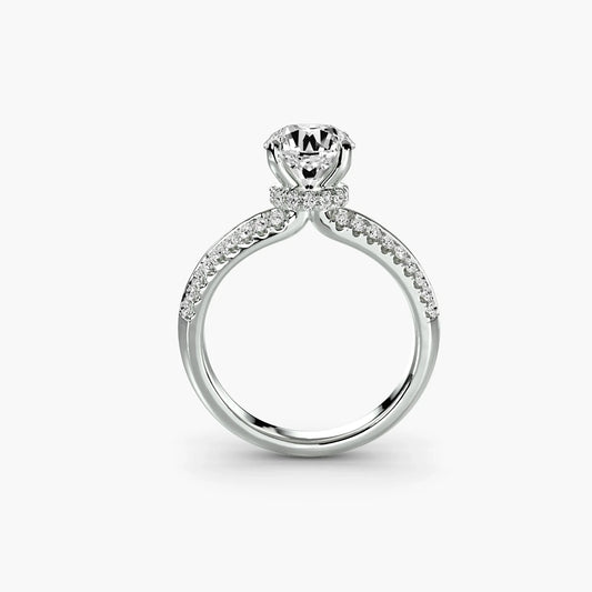 Solitaire with Pavé