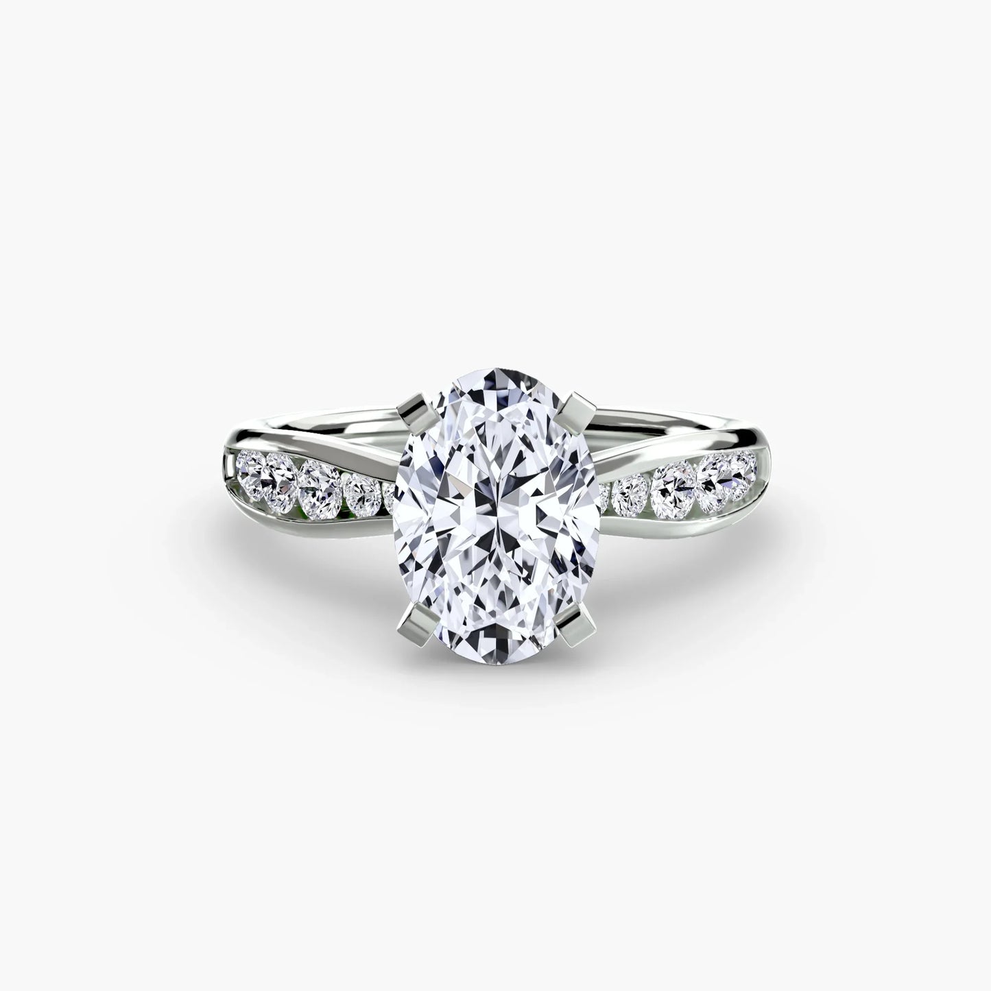 Solitaire with Pavé 3