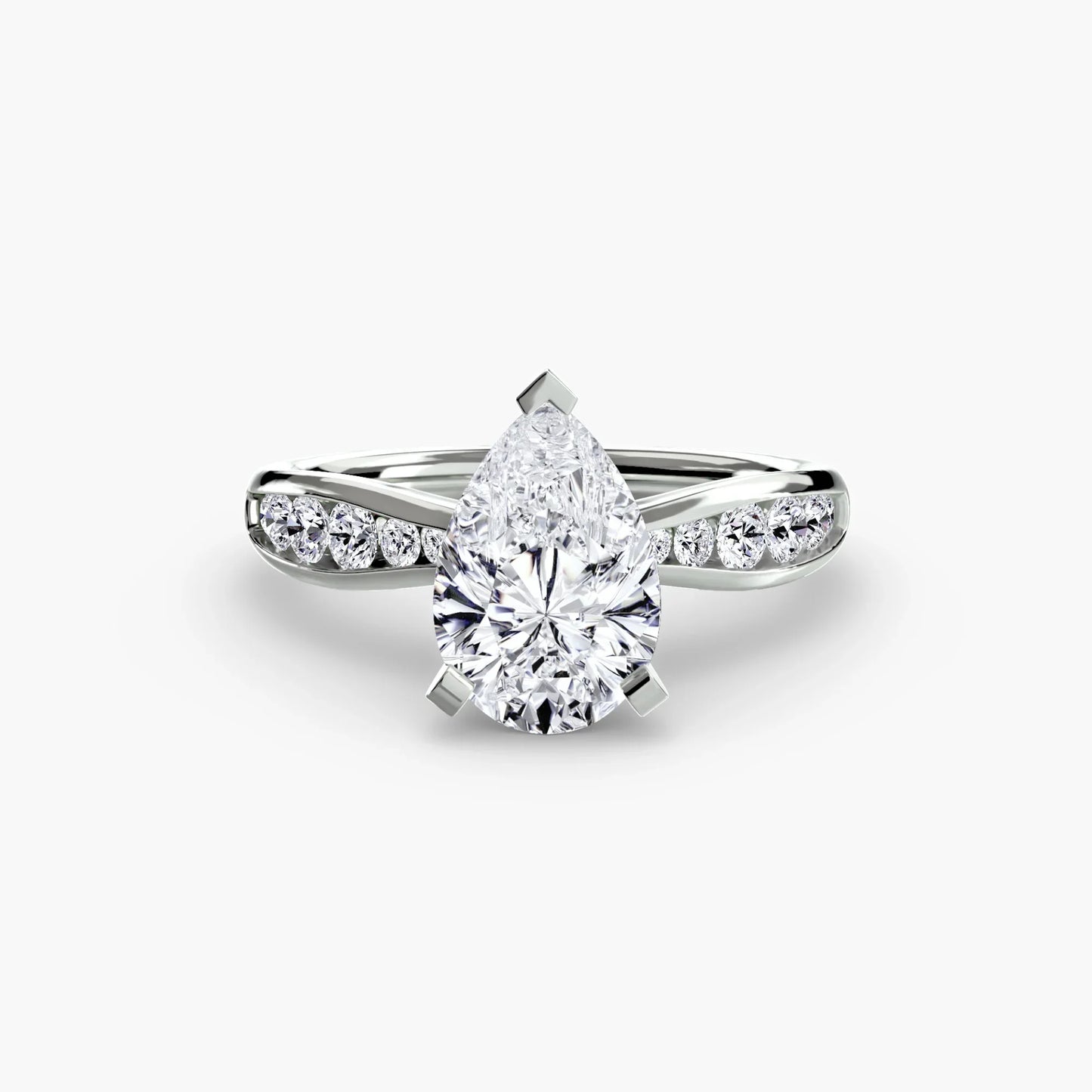 Solitaire with Pavé 3