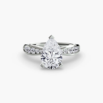 Solitaire with Pavé 3