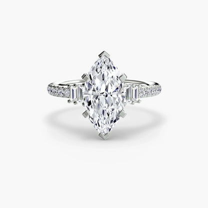Solitaire with Pavé 4