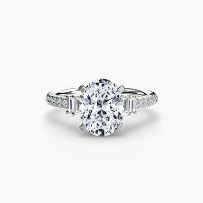 Solitaire with Pavé 4