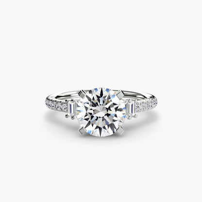 Solitaire with Pavé 4