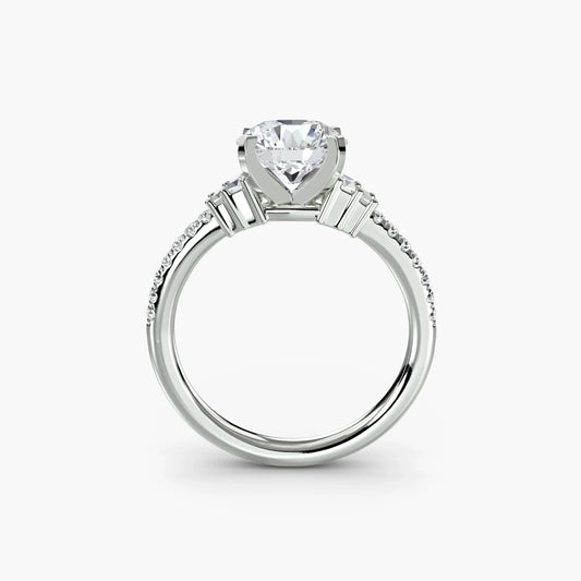 Solitaire with Pavé 4