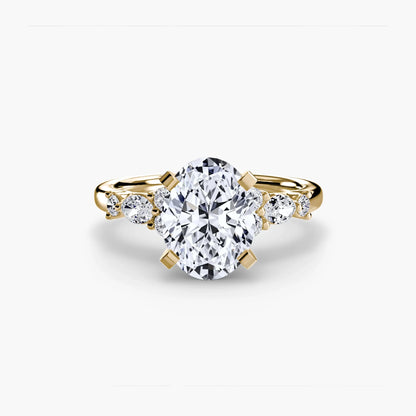 The Floral Accent Solitaire