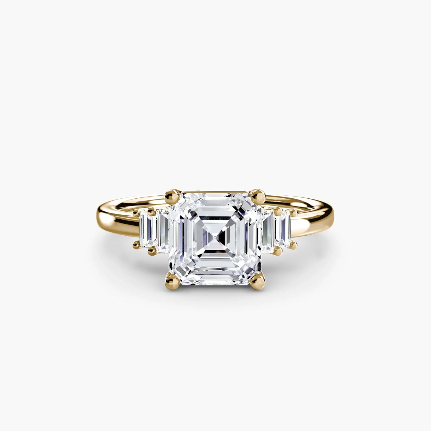 Baguette Accent Solitaire