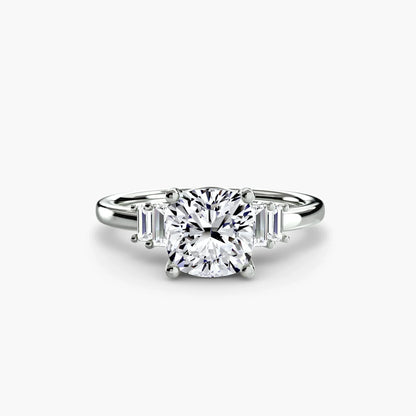 Baguette Accent Solitaire