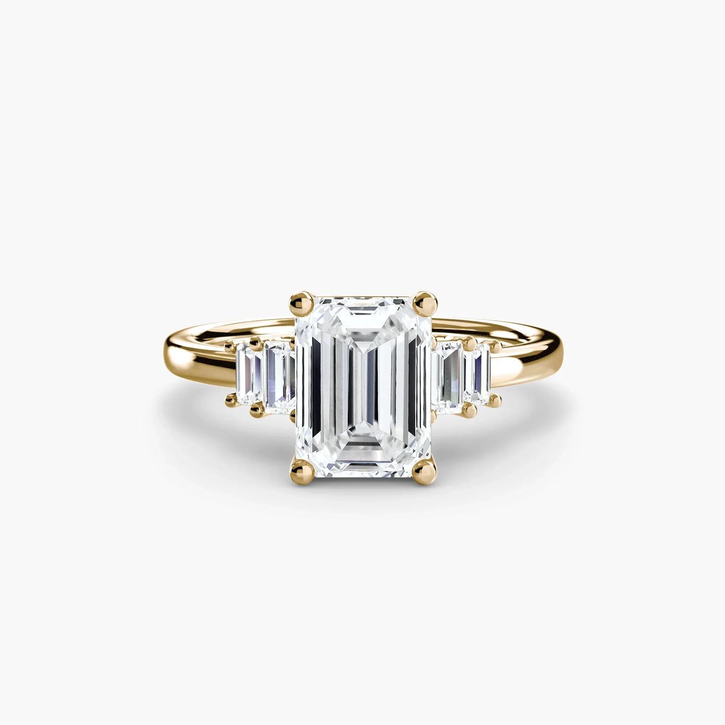 Baguette Accent Solitaire