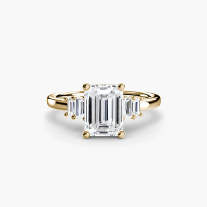 Baguette Accent Solitaire