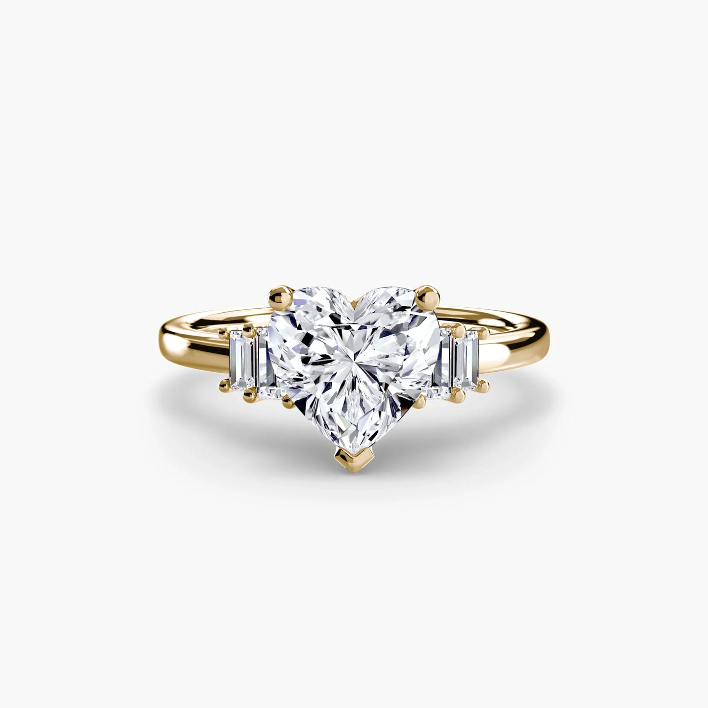 Baguette Accent Solitaire