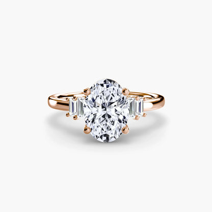 Baguette Accent Solitaire