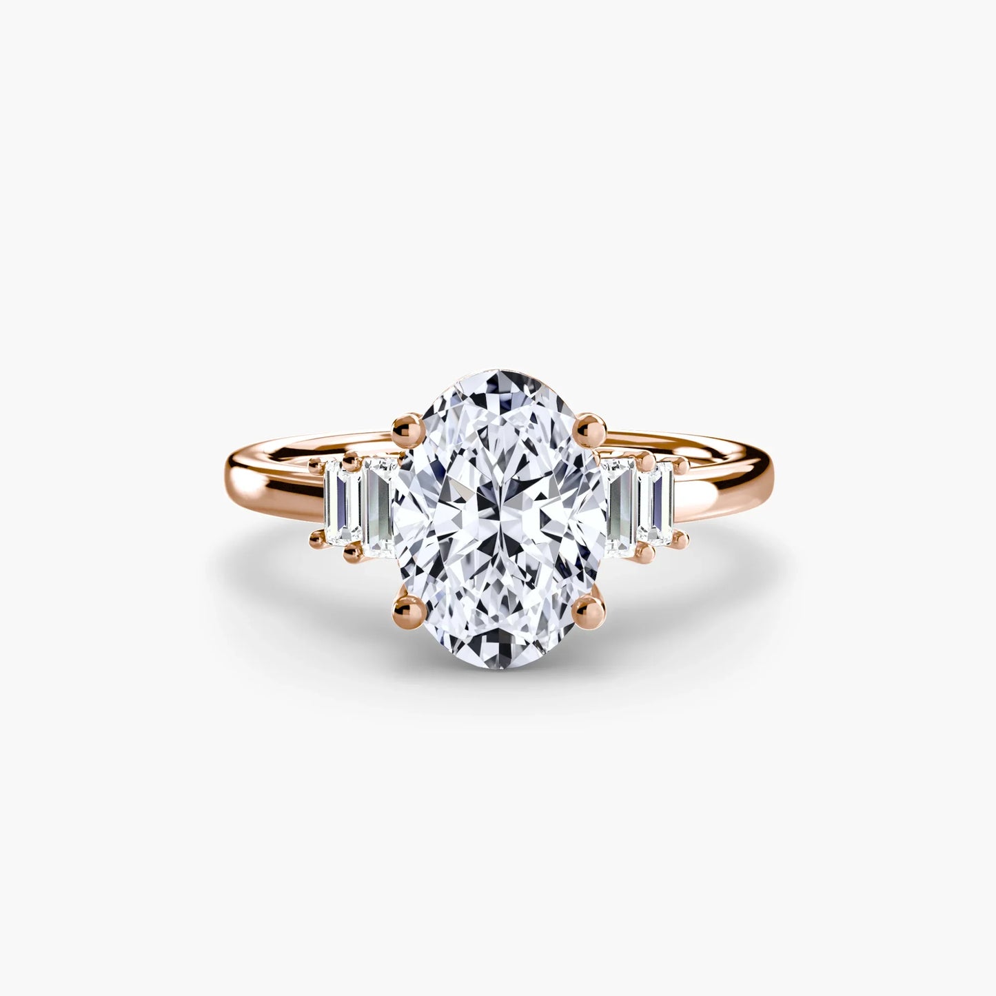 Baguette Accent Solitaire