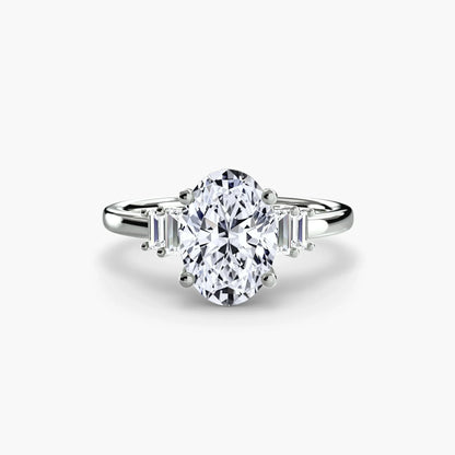 Baguette Accent Solitaire