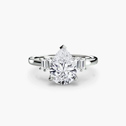 Baguette Accent Solitaire