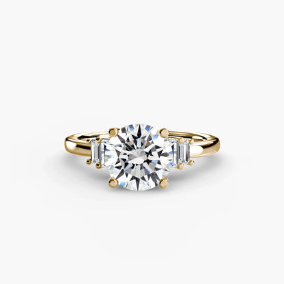 Baguette Accent Solitaire