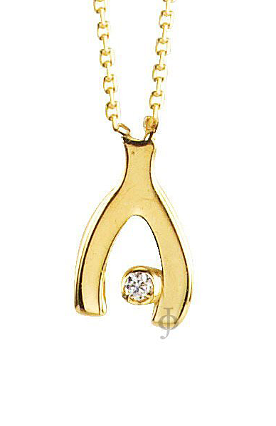 10K Yellow Gold Diamond Fancy Necklace with Chain
