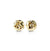 10K Yellow Gold Laser Cut Ball Stud Earrings
