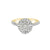 10K Yellow Gold 0.50TDW Diamond Engagement Ring