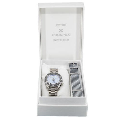 Seiko Prospex Glacier Blue GMT Limited Edition Automatic Men's Watch SPB385J1