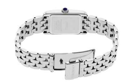 Seiko Essentials Tank Quartz White Dial Womens Watch SWR083