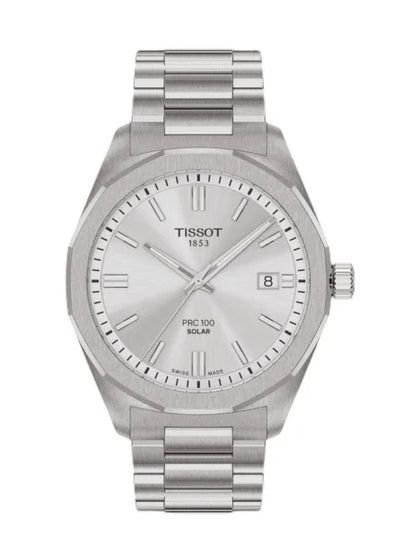 Tissot PRC 100 Solar 39mm Quartz Men's Watch T1514221103100