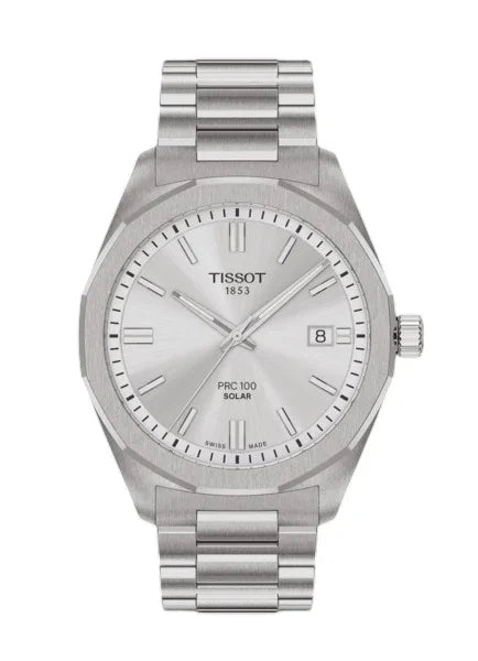 Tissot PRC 100 Solar 39mm Quartz Men's Watch T1514221103100