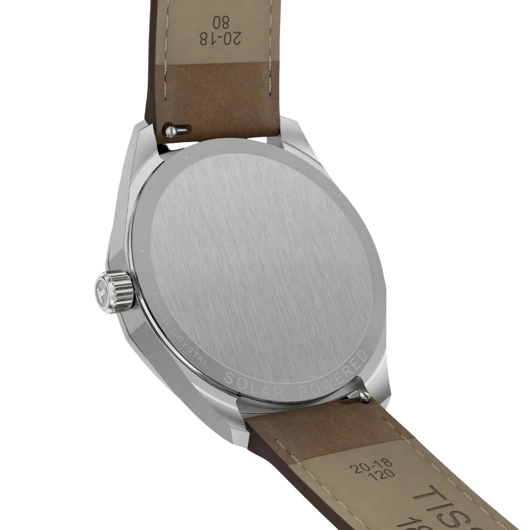 Tissot PRC 100 Solar Classic Contemporary Quartz Mens Watch T1514221603100