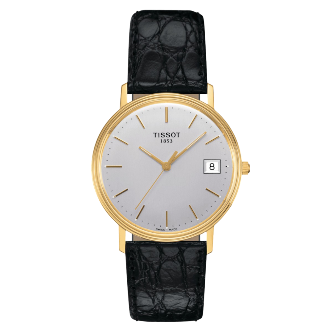 Tissot Goldrun Hesalite 18K Gold Quartz Women&#39;s Watch T71340131