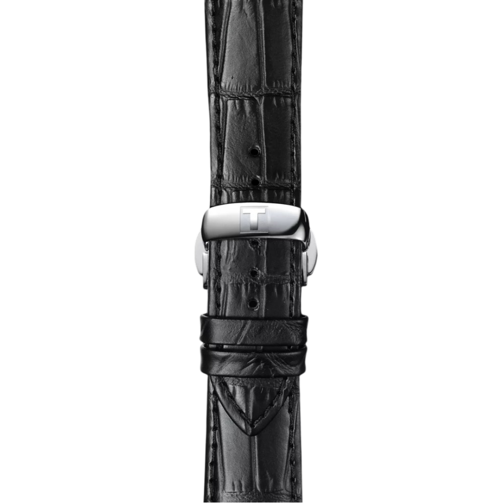 Tissot Official Black Leather Strap Lugs 21 mm T852035976